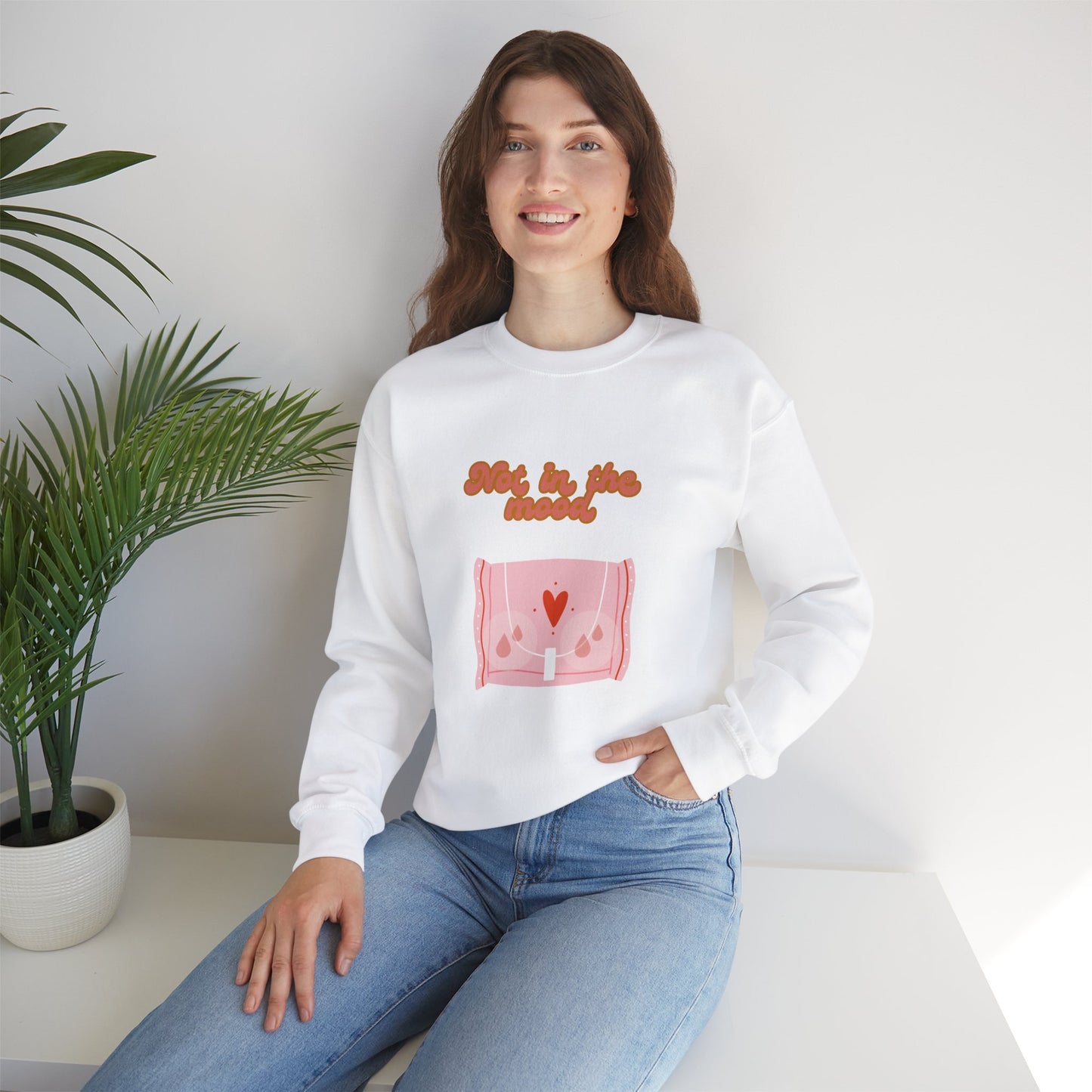 not in the mood Crewneck Sweatshirt