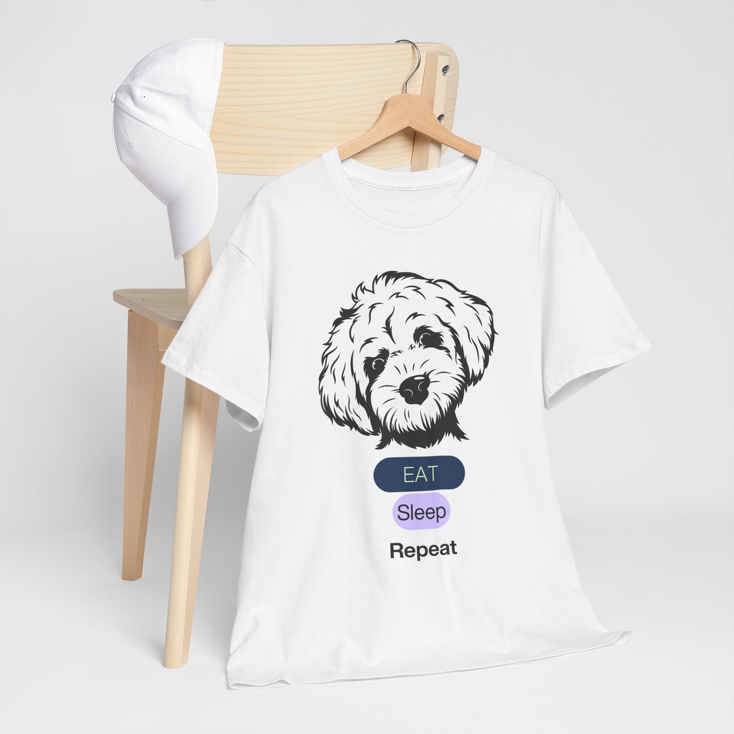 eat sleep repeat poodle t shirt