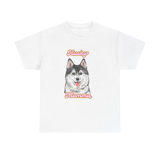 Husky Momma Unisex Tee - Dog Lover Gift for Husky Owners